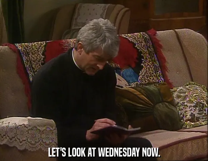 LET'S LOOK AT WEDNESDAY NOW.